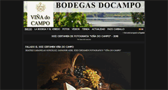 Desktop Screenshot of bodegasdocampo.com
